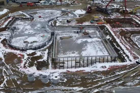VIDEO: Blue Ash Recreation Center Pool and Tennis Facility Upgrades on Track: Stainless-Steel Walls Installation Begins