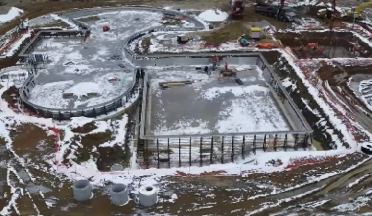 VIDEO: Blue Ash Recreation Center Pool and Tennis Facility Upgrades on Track: Stainless-Steel Walls Installation Begins