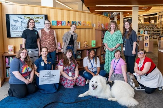 Books and Barks: Grove City Library Hosts "Books with Bo" Therapy Dog Reading Session