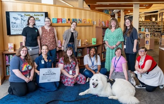 Books and Barks: Grove City Library Hosts "Books with Bo" Therapy Dog Reading Session