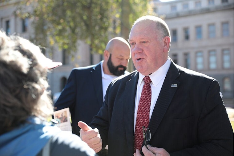 Border Czar Tom Homan Stirs Controversy and Protests at UTEP Speaking Event