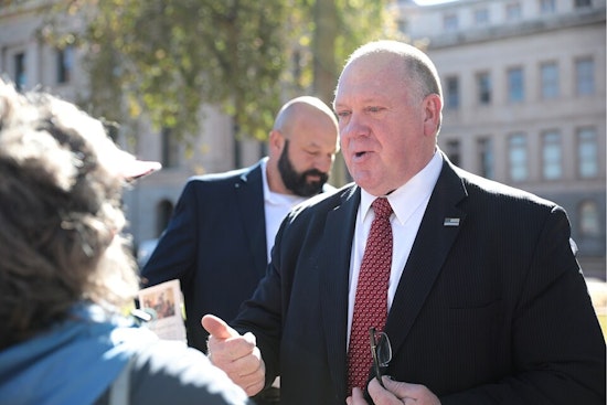 Border Czar Tom Homan Stirs Controversy and Protests at UTEP Speaking Event