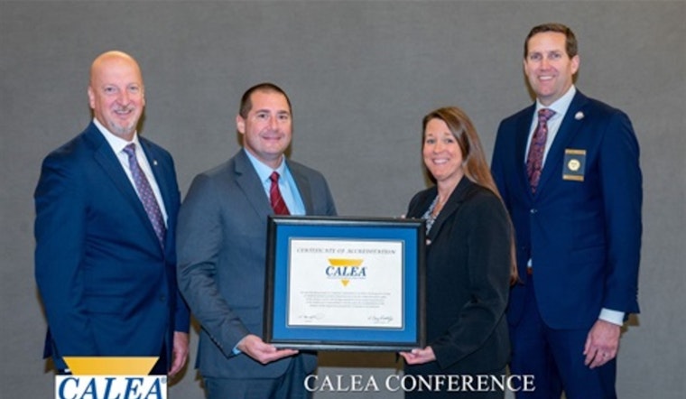 Brentwood Police Department Celebrates 11th National Accreditation Award for Excellence in Public Safety