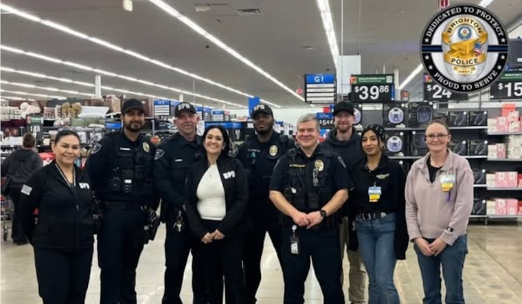 Brighton Police Spread Holiday Cheer with "Shop with a Cop" Community Initiative
