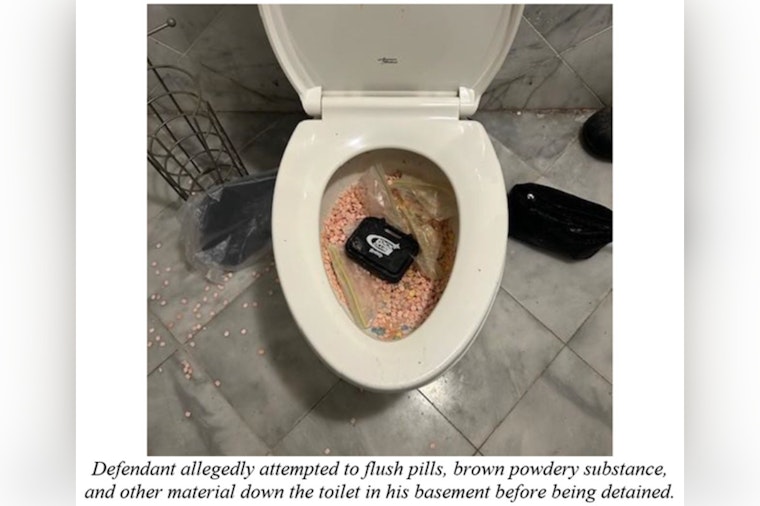 Brockton Man Accused of Drug Trafficking Faces Federal Charges After Failed Flush Attempt