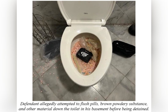 Brockton Man Accused of Drug Trafficking Faces Federal Charges After Failed Flush Attempt