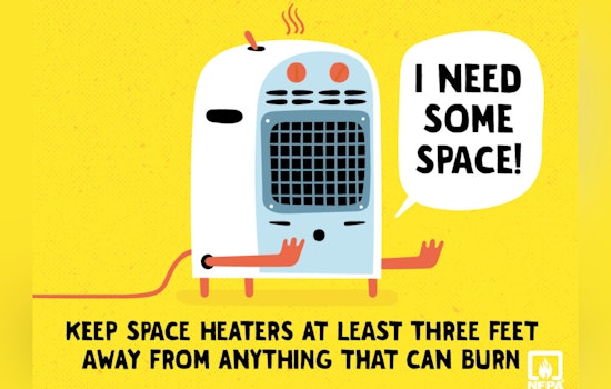 Brookfield WI Fire Department Warns Residents of Space Heater Risks During Peak Heating Fire Months