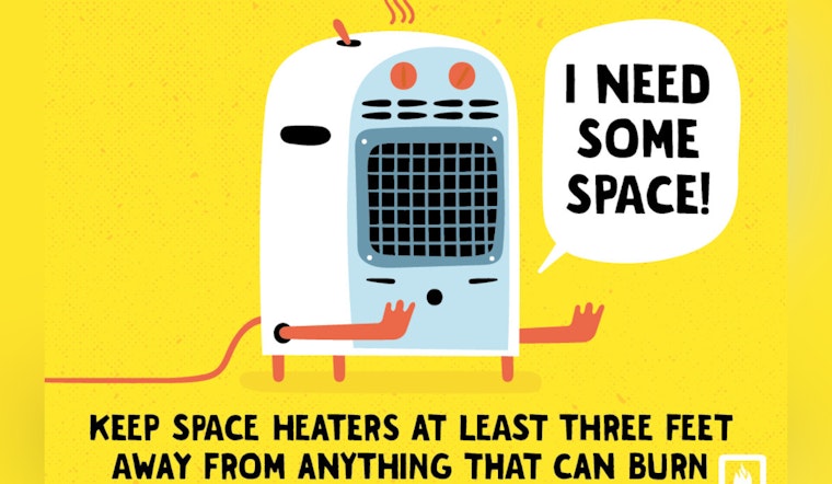 Brookfield WI Fire Department Warns Residents of Space Heater Risks During Peak Heating Fire Months