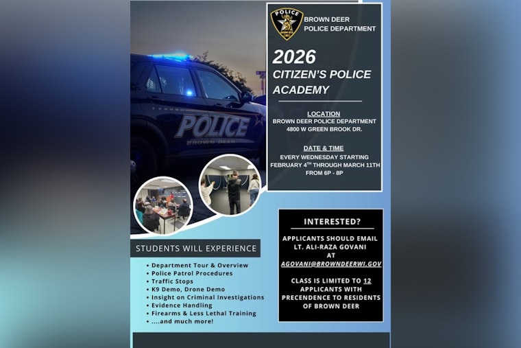 Brown Deer Police Host Citizen Academy for Residents to Experience Law Enforcement Firsthand