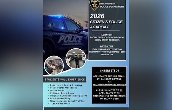 Brown Deer Police Host Citizen Academy for Residents to Experience Law Enforcement Firsthand