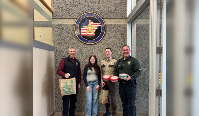 Buffalo High Student Sweetens Day for Wright County Sheriff’s Office with Homemade Treats
