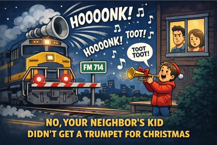 Burleson, Texas, Residents Plagued by Continuous Train Horn on Christmas Day