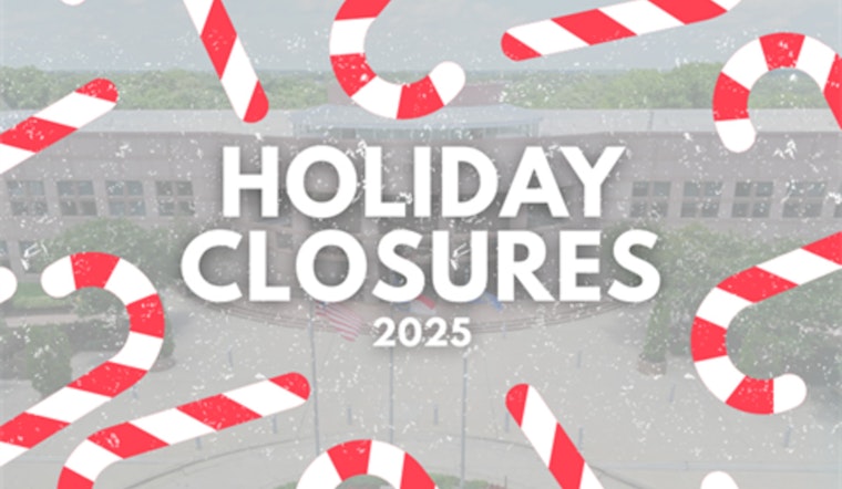 Cabarrus County Announces Holiday Closures for Government Offices, Parks, and Facilities