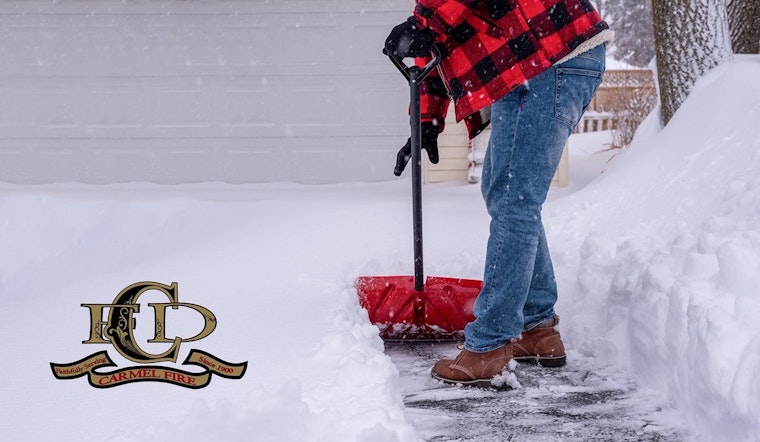 Carmel Fire Department Warns Residents of Snow Shoveling Risks, Highlights Heart Attack Symptoms