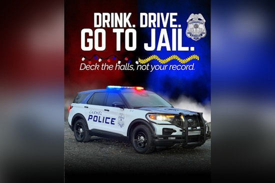 Carmel Police Use Holiday Humor to Warn Against DUIs with "Deck the Halls, Not Your Record"