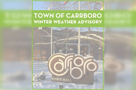 Carrboro and Triangle Area on Alert for Snow and Flash Freeze, Commutes May Be Impacted