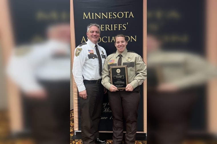 Carver County Deputy Katherine Sandberg Honored as MN Deputy Sheriff of the Year for Outstanding Service