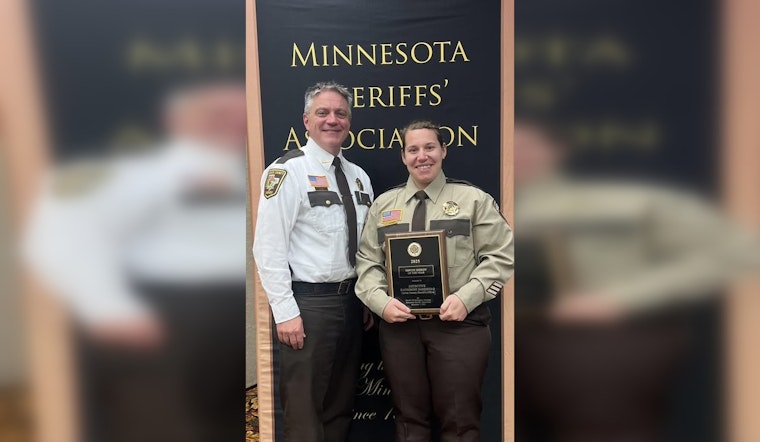 Carver County Deputy Katherine Sandberg Honored as MN Deputy Sheriff of the Year for Outstanding Service