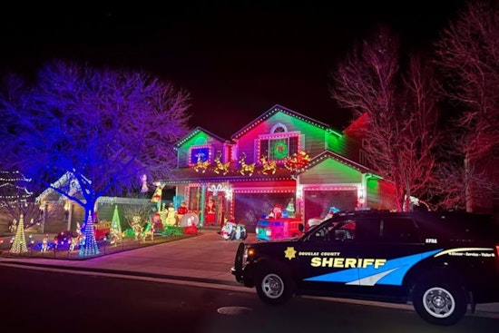 Castle Pines Embraces Festive Spirit with Elaborate Home Christmas Display Highlighted by Douglas County Sheriff's Office