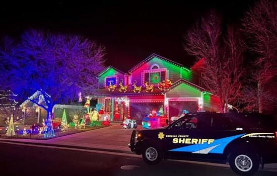 Castle Pines Embraces Festive Spirit with Elaborate Home Christmas Display Highlighted by Douglas County Sheriff's Office