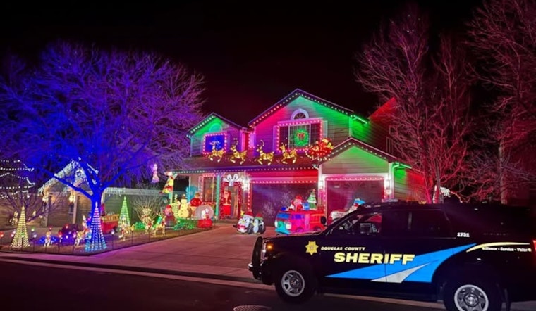 Castle Pines Embraces Festive Spirit with Elaborate Home Christmas Display Highlighted by Douglas County Sheriff's Office