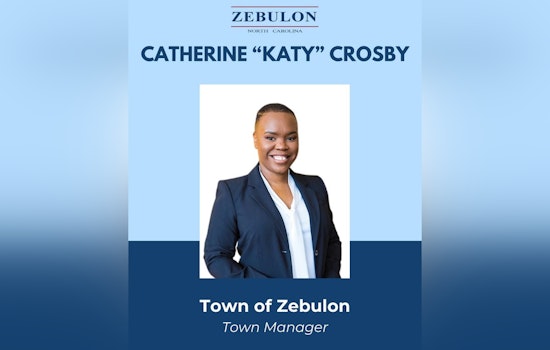 Catherine "Katy" Crosby Appointed as New Town Manager of Zebulon, Bringing Two Decades of Experience to the Role