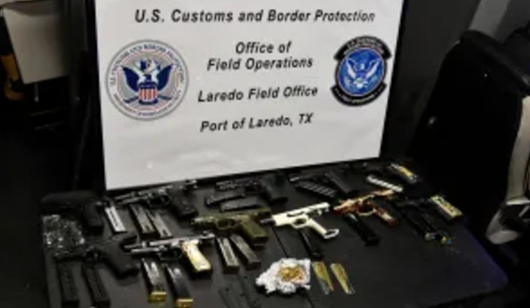 CBP Officers at Laredo Port of Entry Intercept Weapon Smuggling Attempt into Mexico