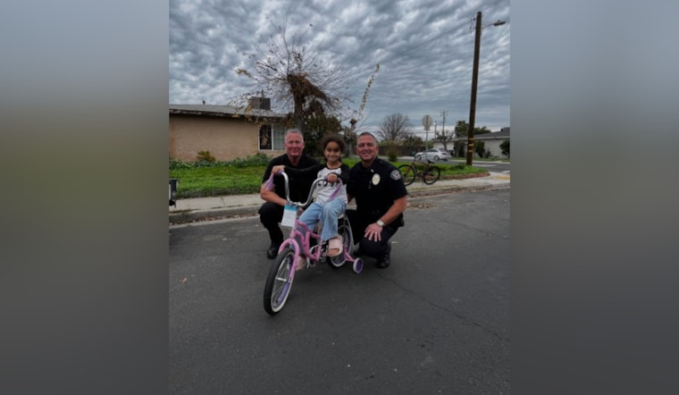 Ceres Police Department Spreads Holiday Joy with 'Beards for Kids' Gift-Wrapping Event