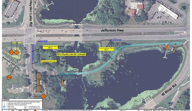 Champlin Braces for Traffic and Park Closures Amid Highway 169 Construction Project