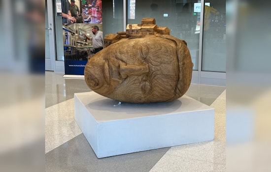 Charles Pilkey Donates Signature Sculpture "The Architect’s Dream" to Rowan Cabarrus Community College in Kannapolis