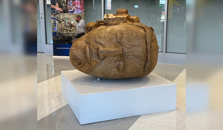 Charles Pilkey Donates Signature Sculpture "The Architect’s Dream" to Rowan Cabarrus Community College in Kannapolis