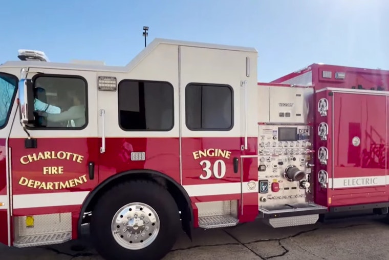 Charlotte Fire Department Embraces Sustainability with Electric-Powered Fire Engine for Engine 30