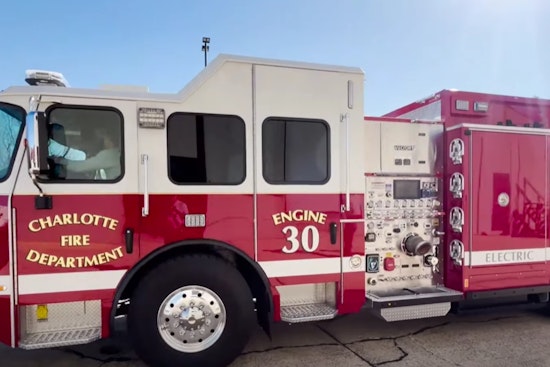 Charlotte Fire Department Embraces Sustainability with Electric-Powered Fire Engine for Engine 30