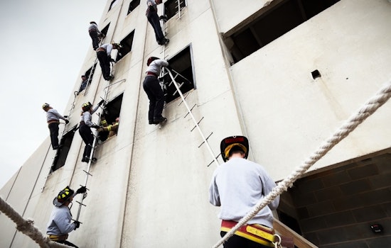Charlotte Fire Department Upholds Tradition With Pompier Ladder Training Regimen