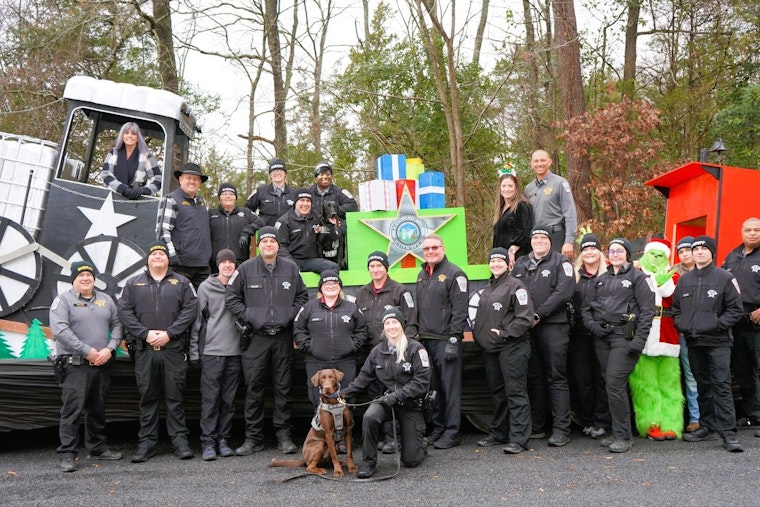 Chatham County Sheriff's Office Spreads Cheer at Goldston Christmas Parade