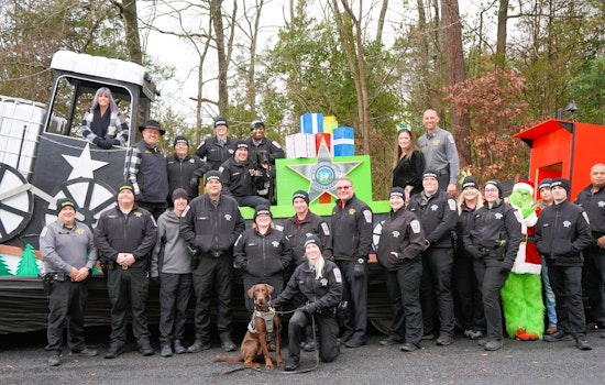 Chatham County Sheriff's Office Spreads Cheer at Goldston Christmas Parade