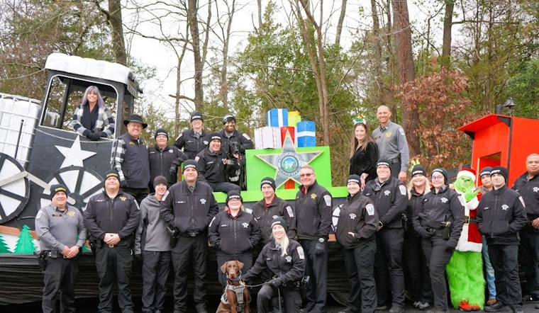 Chatham County Sheriff's Office Spreads Cheer at Goldston Christmas Parade