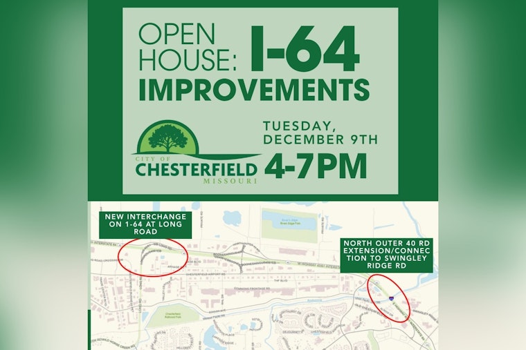 Chesterfield Invites Residents to Discuss I-64 Corridor Enhancements at City Hall Open House