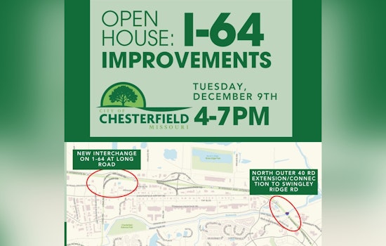 Chesterfield Invites Residents to Discuss I-64 Corridor Enhancements at City Hall Open House