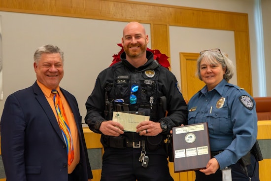 Chesterfield Officer Art Mueller Honored with Exemplary Performer Award for Outstanding Police Service