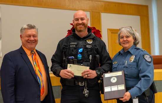 Chesterfield Officer Art Mueller Honored with Exemplary Performer Award for Outstanding Police Service