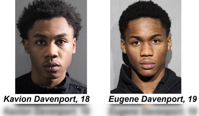 Chicago Brothers Kavion and Eugene Davenport Charged in Connection with Citywide Burglary Spree