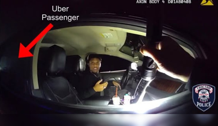Choctaw Uber Driver Arrested on DUI Charges While Passenger Escorted Home by Police