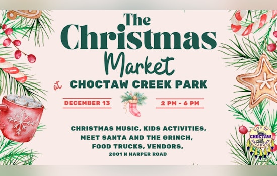 Choctaw's Christmas Market Set to Shine with Over 80 Local Vendors and Festive Family Fun