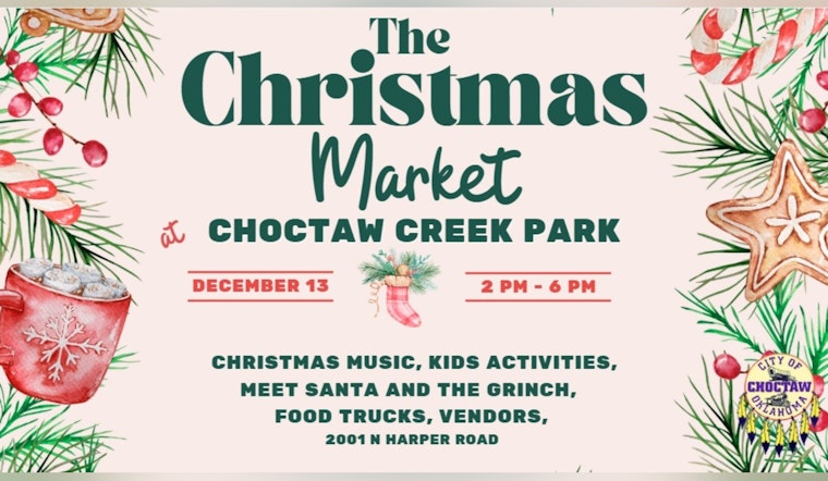 Choctaw's Christmas Market Set to Shine with Over 80 Local Vendors and Festive Family Fun