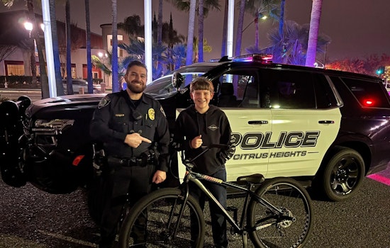 Citrus Heights Officer Channels Inner Magnum P.I. to Recover Teen's Stolen Bike