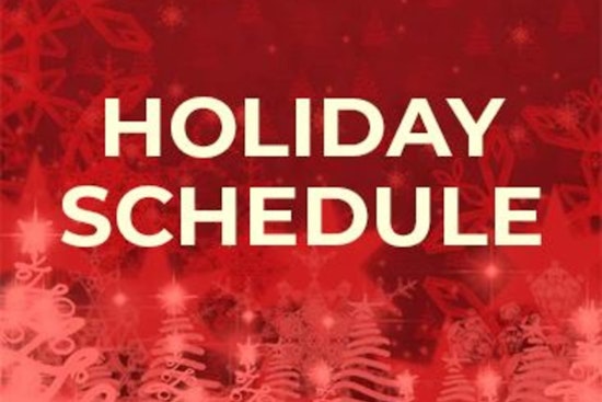 City and Broward County Announce Altered Schedules for Holidays, Garbage Collection and Park Hours Adjusted