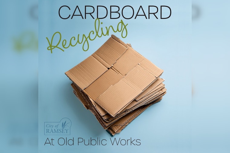 City of Ramsey Offers Free Cardboard Recycling to Curb Post-Holiday Waste