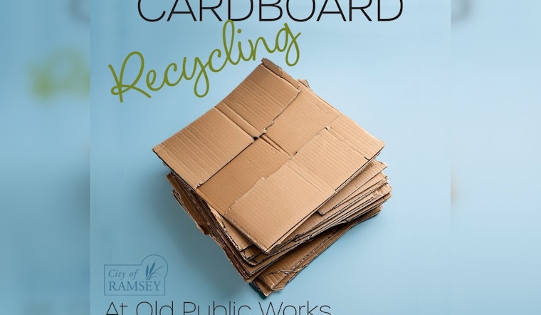 City of Ramsey Offers Free Cardboard Recycling to Curb Post-Holiday Waste