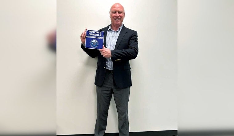 Clackamas County DA's Office Launches Anti-Shoplifting Campaign with Warning Signs for Retailers